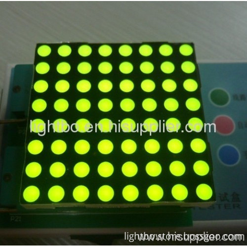 2.0" 8 X 8 Green Dot Matrix Led Display 50.8 X 50.8 Mm